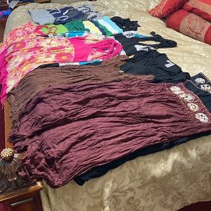 Young ladies bundle of summer wear; range in sizes XSmall and Small; 17 pieces